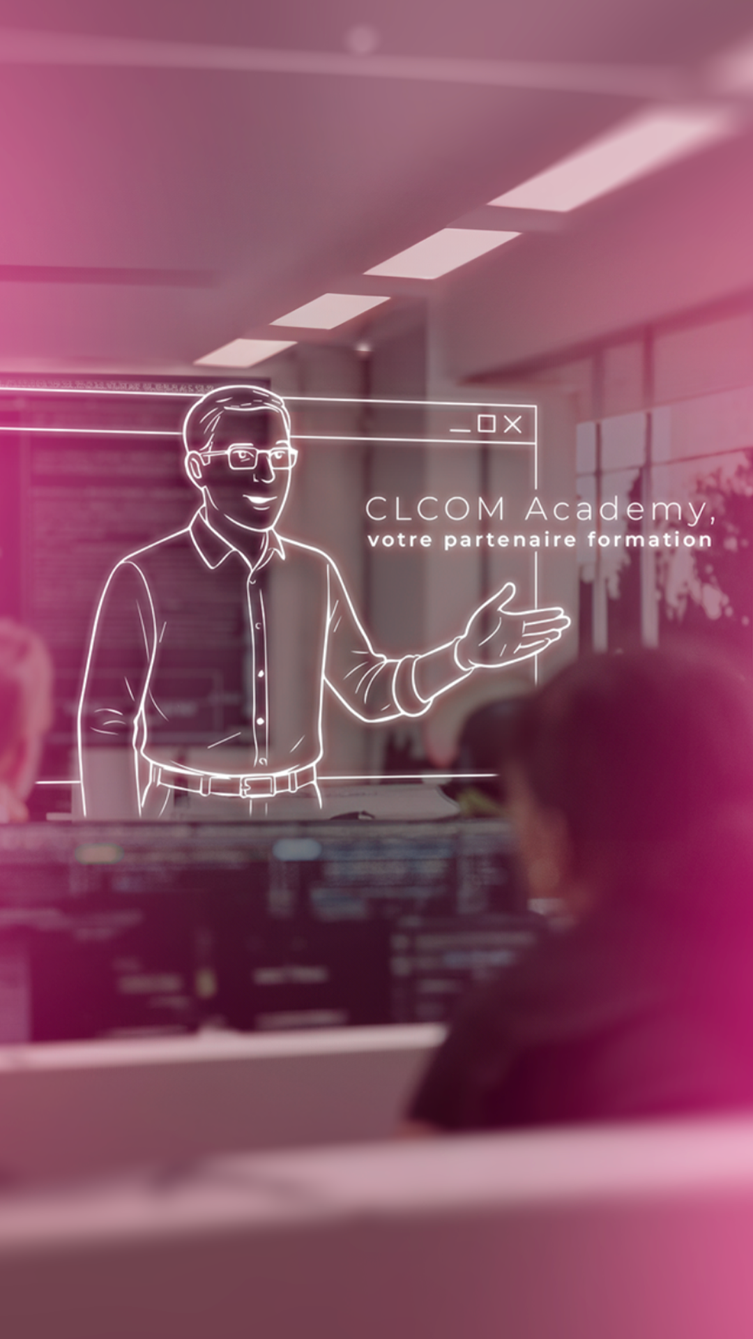 Bannière CLCOM Academy – formations professionnelles